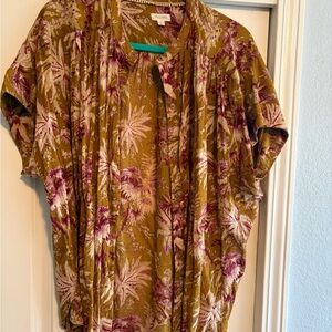 Pilcro Multicolor Floral Top